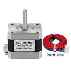 42BYGH 프린터 스텝퍼 CNC 17HS4401 3D 38MM 타각기 48MM NE 34MM 조각기 모터 60MM, 5PCS, 17HS3401