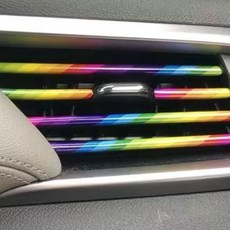 튜닝 레인보우 송풍구 컬러몰딩 자동차 10P 에어컨