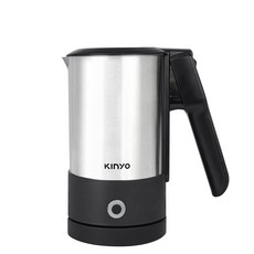 KINYO 分離式雙電壓旅行快煮壼 AS-HP90, 黑色, 1個, 600ml