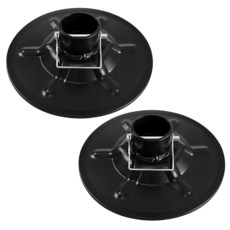 직경 22.9cm(9인치) 후면 잭 풋 패드 부착 핀 포함 5.1cm(2인치) I. D. Spuare 튜브 LC 홀 효과 그라운드 컨트롤 3.0 교체용 362486, Round Tube, 2 Pcs