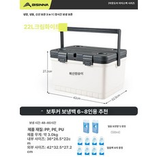 메종드라종 스쿨러 쿨패치 보온보냉가방, 1, 1L, 22L 박스 2개+ 8개