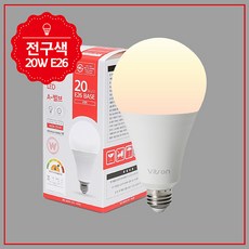비츠온 LED 전구 벌브 A95 20W LED램프, 전구색, 5개