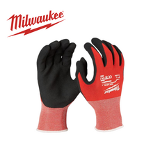 밀워키 안전장갑 슬립온 가죽 코팅 스마트폰 터치 작업 보호장갑 EN388등급, M, 1개