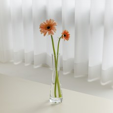 미니 한송이 유리 긴 화병 유리 투명 카페 인테리어 꽃병