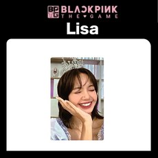 BLACKPINK THE GAME OST K4通路特典小卡, 1個, LISA