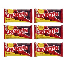 크런틴 초코팝 단백질바 N.Y. 초코, 6개, 48.5g