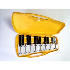 명창실버스타 공명실로폰 27키 (황색) 피아노건반스타일 [실.채포함], 1개, 황색, 27판