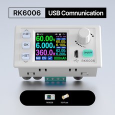 RK6006 60V 6A 4자리 조정 가능한 직류 컨버터 전압 DC 스텝다운 모듈, [01] RK6006, 1) RK6006