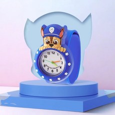 汪汪隊兒童手錶防潑水拍拍表男孩玩具卡通可愛圈圈表兒童玩具