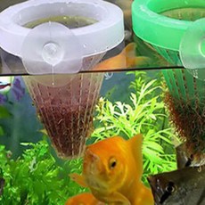 빌바오 수족관먹이급여기 어항피딩컵 관상어밥그릇, 화이트, 1개