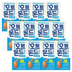 롯데칠성 오트몬드 저당 언스위트, 12개, 190ml