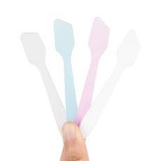 개미일상 플라스틱 소분 스페출라 10P 플라스틱미니스페출라, 화이트