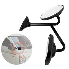 차량 화물차 트럭 포터 봉고 범퍼 순정교체 광각미러 보조 사이드 시야확보 사각지대해소 광각 거울 택배차 카 셀프, 1개