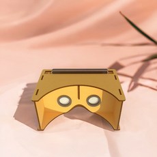 3D 카드보드 증강현실 뷰어 만들기 VR체험 나무 브이알 안경 조립키트 창작용 핸드폰뷰어