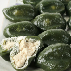 모시(대)송편1kg+1kg/동부콩소 생송편, 2개, 1kg