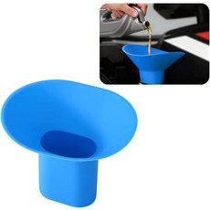 Ywdiml UTV 오일 배수 깔때기 부드러운 유연한 실리콘 접이식 차량 도구 지저분하지 않은 재사용 가능한 자동차 매버릭 X3 디펜더파란색와 호환 가능, Orange