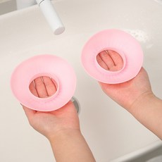 버터밍 물흐름방지 실리콘 손목세안밴드, 핑크, 1세트