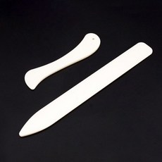 가죽 스티칭 접착제 도구 흰색 뼈 조각 종이 접기 크리저 DIY 스크라이브 크림퍼 가장자리 트리머 366068, one set, 1개