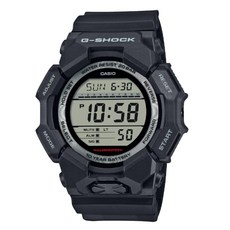 CASIO 卡西歐(GD-010-1) G-SHOCK 大錶殼 多重時間 實用功能電子錶-黑
