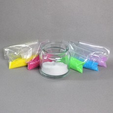 컬러 색모래 sand (6색 약 23g) 색상선택, 핑크