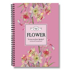 그림이좋은사람들 컬러링북 스프링타임 플라워 봄 꽃그림 색연필 색칠하기 엄마선물 시니어