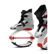 낙원굿즈 점핑슈즈 신발 바운싱 스프링 가벼운 콩콩, 오렌지화이트 J03 30-50KG