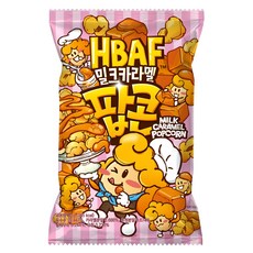 바프 밀크카라멜 팝콘, 80g, 1개