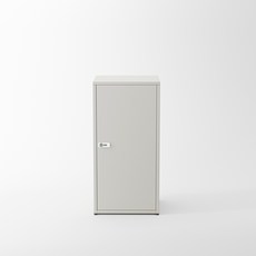 비유가구 Diana 1문 캐비넷 락커, 연회색