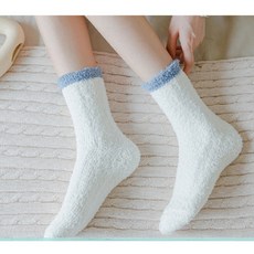 임산부양말 기모 용품 극세사 수면덧신 보온, 1개