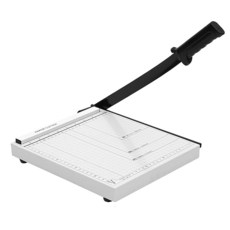 A5 종이 커터 22 x 19.8cm8.6 x 7.8인치 12장 용량 종이 트리머 쿠폰 라벨 인쇄 용지 및 스크랩북 공예용 사무실 및 가정용 A5 410378