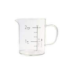 GlassKing 耐熱玻璃量杯 600ml FH-3496L 烘焙量杯 刻度量杯, 1個, 350ml