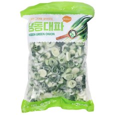 냉동대파 슬라이스 절단 손질대파 1키로