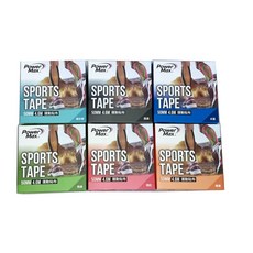 PowerMax 給力貼 肌貼 運動貼布 肌內效貼布 5色, 1個, 1捲