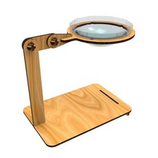 빛실험 물로보는 굴절 스탠드 돋보기 만들기교구/ 늘봄학교 체험키트 반사각 거울반사, 1개