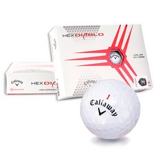 캘러웨이 정품 헥스디아블로2피스 골프공, 1개, 헥스디아블로 6더즌