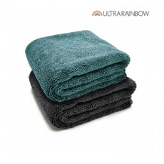 울트라레인보우 드라잉 타월 003 트위스트 더블 사이드 대형 자동차 세차 타올, 1개, 민트