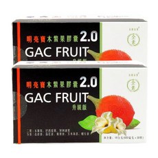 明亮寶 木鱉果膠囊, 0.6g, 2個, 30顆