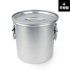 국산 양은 식깡 국산 들통 곰솥 육수통 위생용기 국통 업소용 대형, 1개, 3호(10L), 25cm