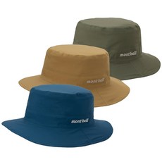 mont-bell 遮陽登山帽 輕量透氣防曬 可調節帽帶, 藍綠 BGN