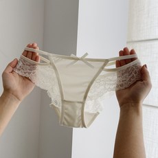 性感鏤空蕾絲三角內褲, L【105-130斤】