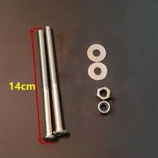 의자 교체 시소 레드 체결키트 놀이터 안장 부속품 부품, 싱글 나사, 1개