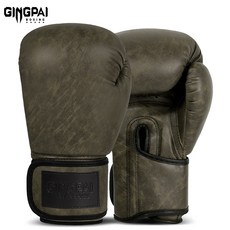 GINGPAI 징파이 빈티지 복싱글러브 남녀공용 손목보호 강화 충격흡수 복싱글러브 GGFG, 1세트, green