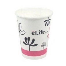 롯데이라이프 고평량 두꺼운 9온스 피크닉 종이컵 255 ml, 1개, 100개입