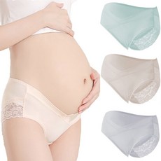 임산부 레이스 임부팬티 V라인 데일리 요일팬티