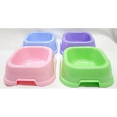 優旺寵物ACEPET寵愛四角碗 狗食碗 寵物碗 餵食器 S/M號可選, 1個, S款 16.5X16.5X6(公分),紫色