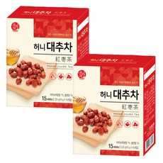 송원 우리차 허니 대추차 건강차 (총30T), 15개입, 2개