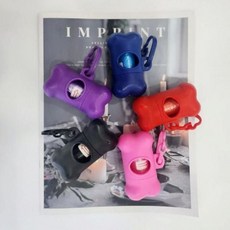 케이스 뼈다귀 강아지 산책용품 리필 똥봉투 휴대용 강아지배변봉투 봉투 986000ea (개), 그레이