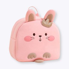 토이토 애니멀 키즈 백팩 4종 미아방지 어린이 동물 꿀벌 가방, 1개, 핑크 토끼