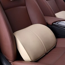 차량용 머리받침대 목베개 지지대 소프트 허리받침대, 1개, 인텔리전트베이지 요추 지지대