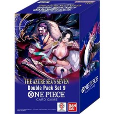 One Piece TCG: 더블팩 세트 Vol. 9 푸른 바다의 칠무해 (2팩)
